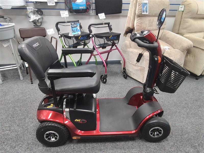 Pride Colt Plus in Red | Refurbished Mobility Scooter Hull