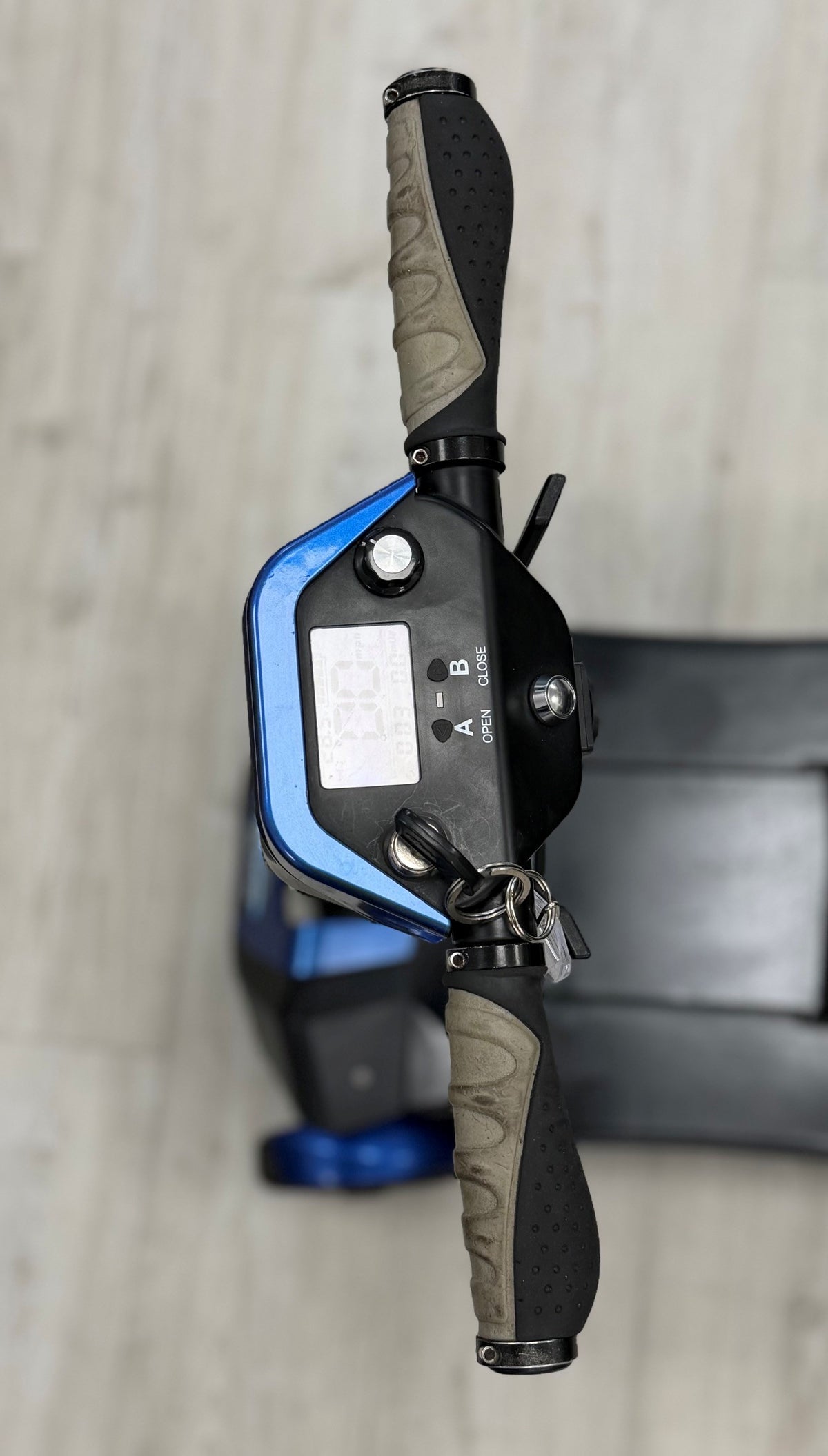 Jiffy Manaul Fold Plus in Blue | Refurbished Mobility Scooter Warrington