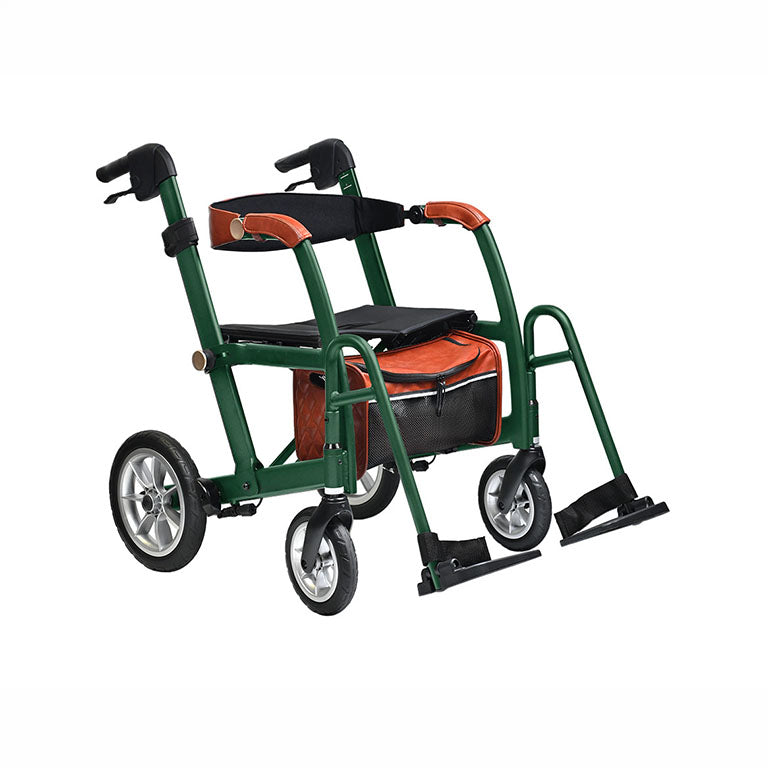 Uplivin Glide 2-in-1 Rollator & Wheelchair