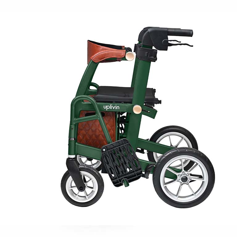 Uplivin Glide 2-in-1 Rollator & Wheelchair