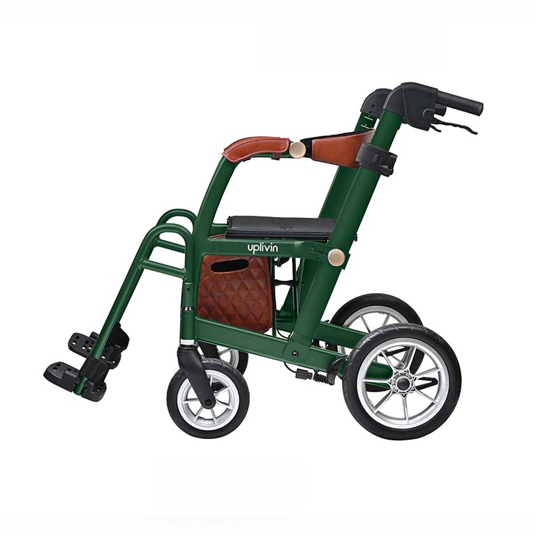 Uplivin Glide 2-in-1 Rollator & Wheelchair