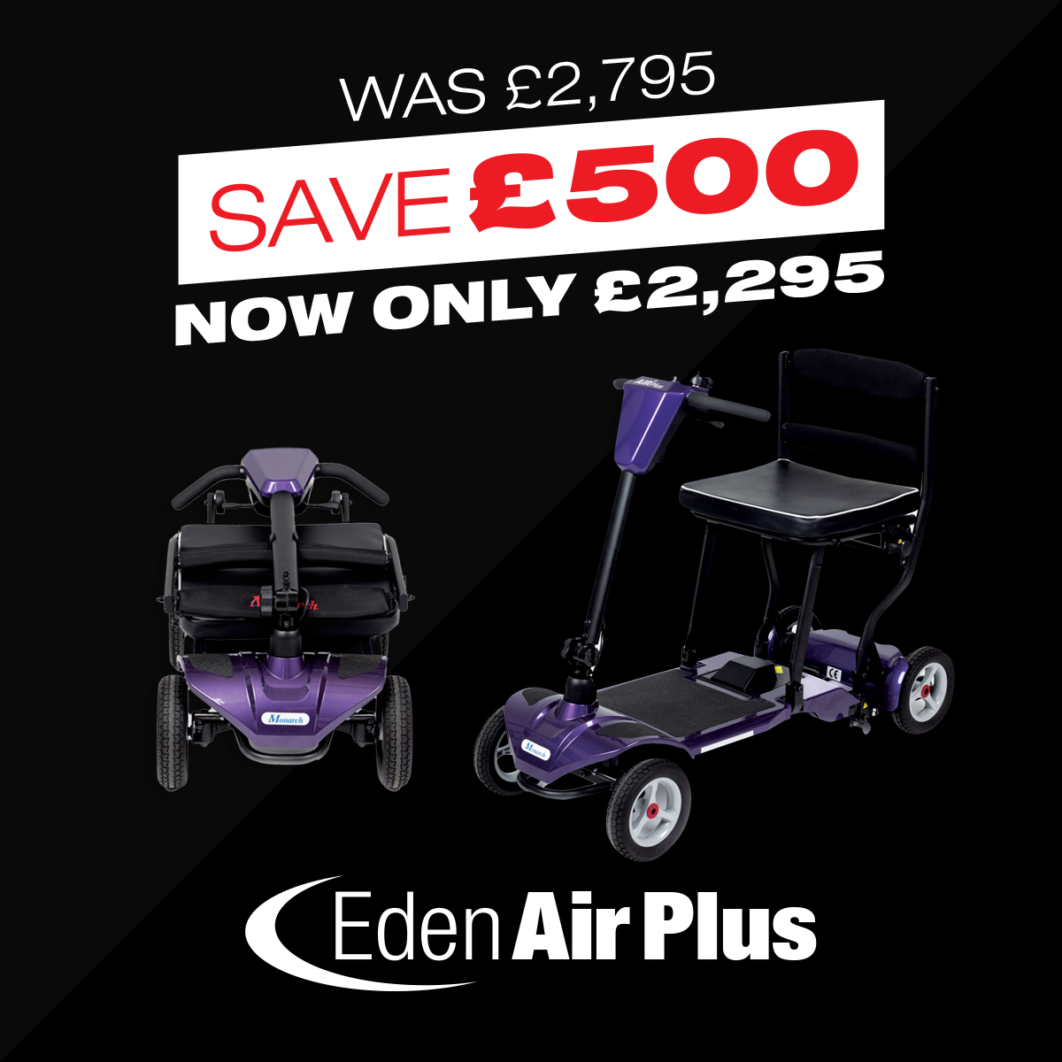 The Eden Air Plus Mobility Scooter