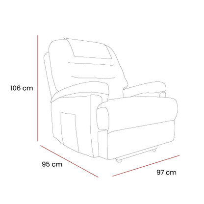 The Alberta Rise & Recliner | Extra Wide Dual Motor