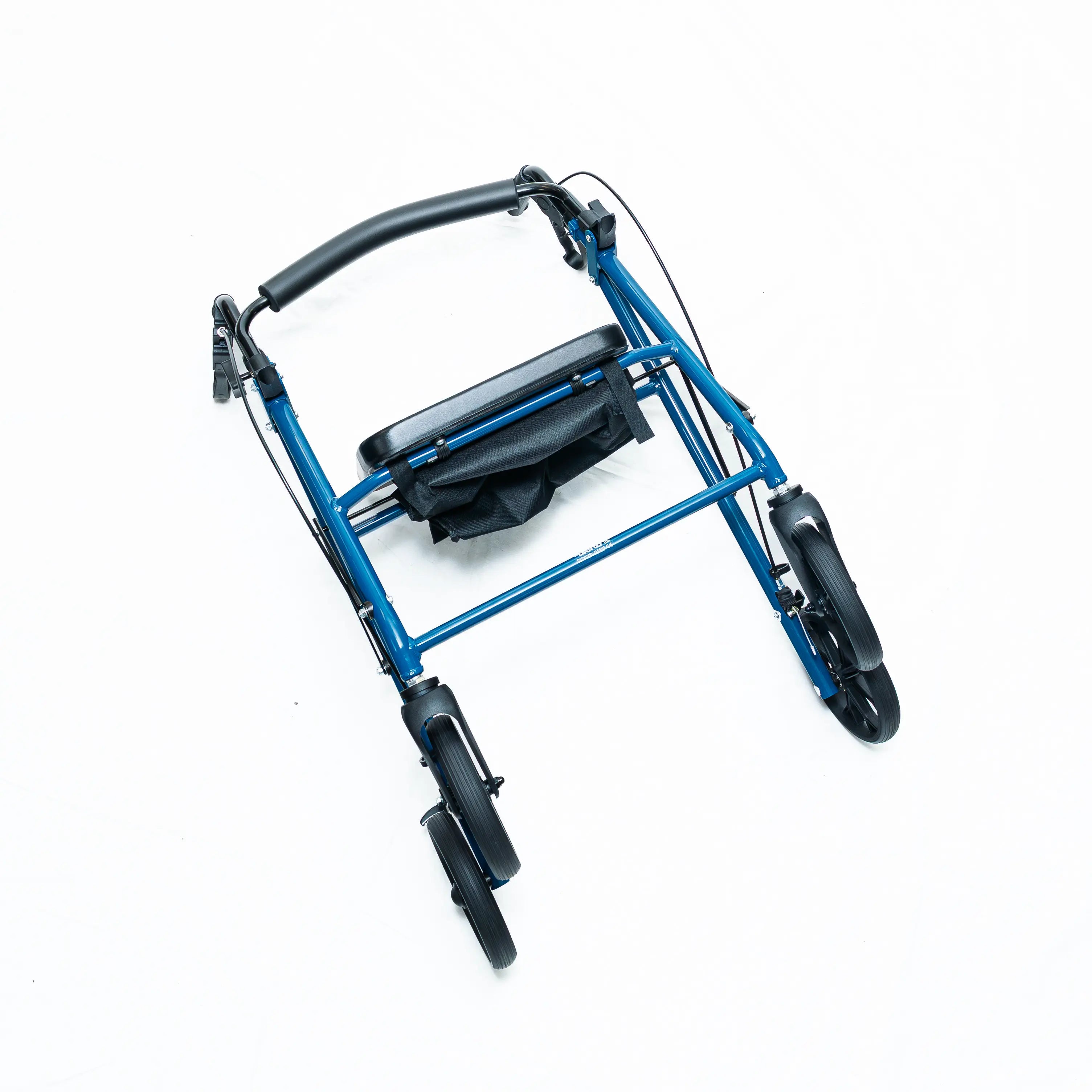 Alerta Four-Wheeled Rollator with Solid Back