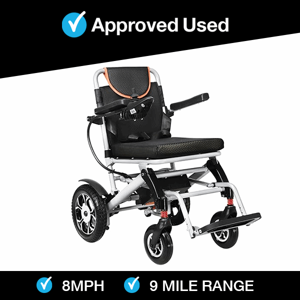 Approved Used Angel Mobility Electric Lightweight Folding Power Wheelchair