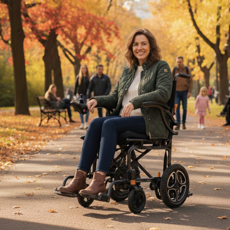 Eden Athens Lightweight Folding Electric Wheelchair