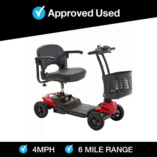 CareCo Dynamo in Red | Refurbished Mobility Scooter Hull