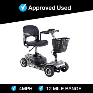 CareCo Frontier in Silver | Refurbished Mobility Scooter Chesterfield-GY