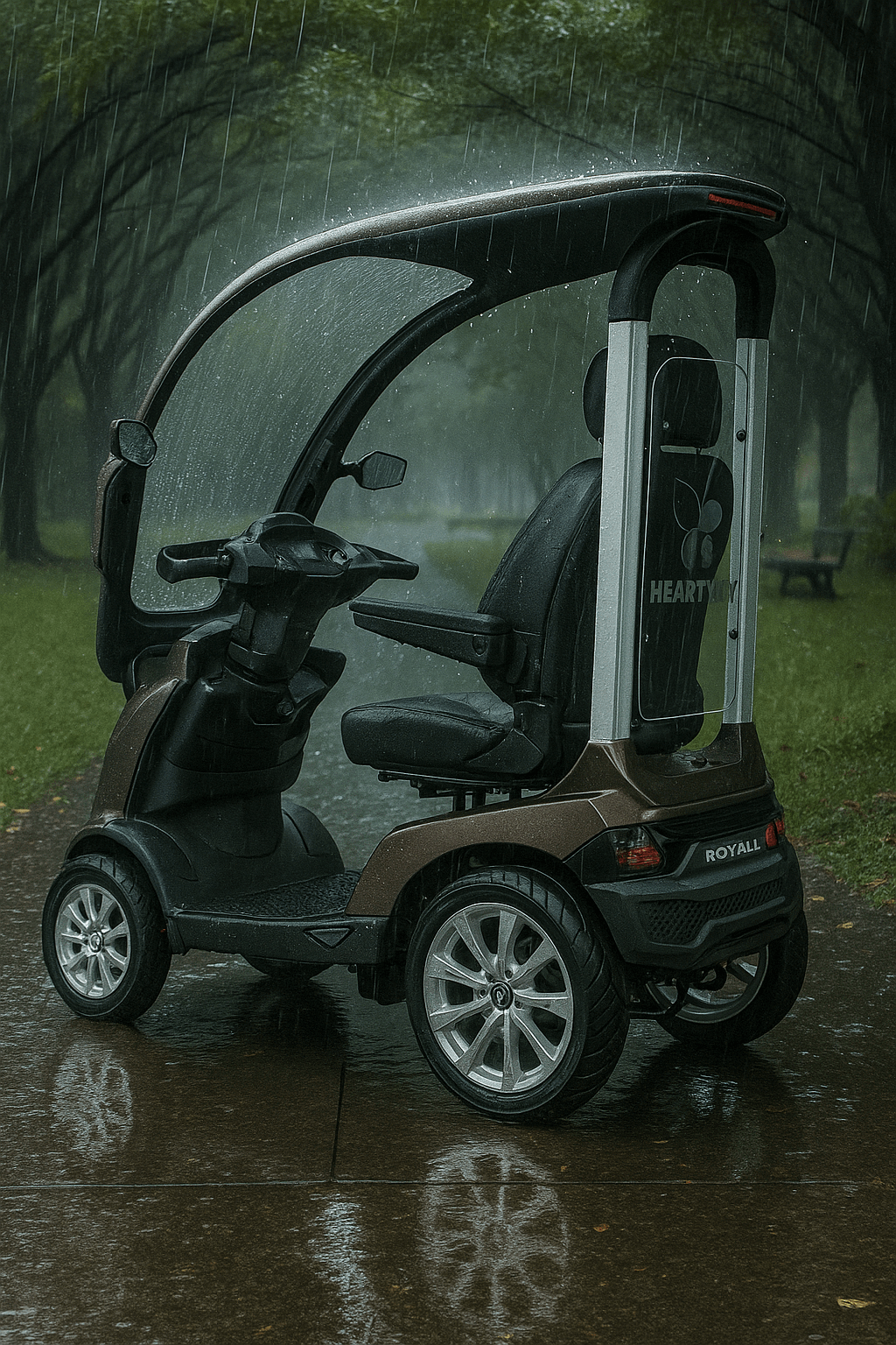 The Royale 4 8mph Mobility Scooter With Canopy - Eden Mobility