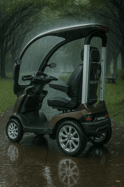 The Royale 4 8mph Mobility Scooter With Canopy - Eden Mobility