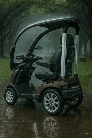 The Royale 4 8mph Mobility Scooter With Canopy - Eden Mobility