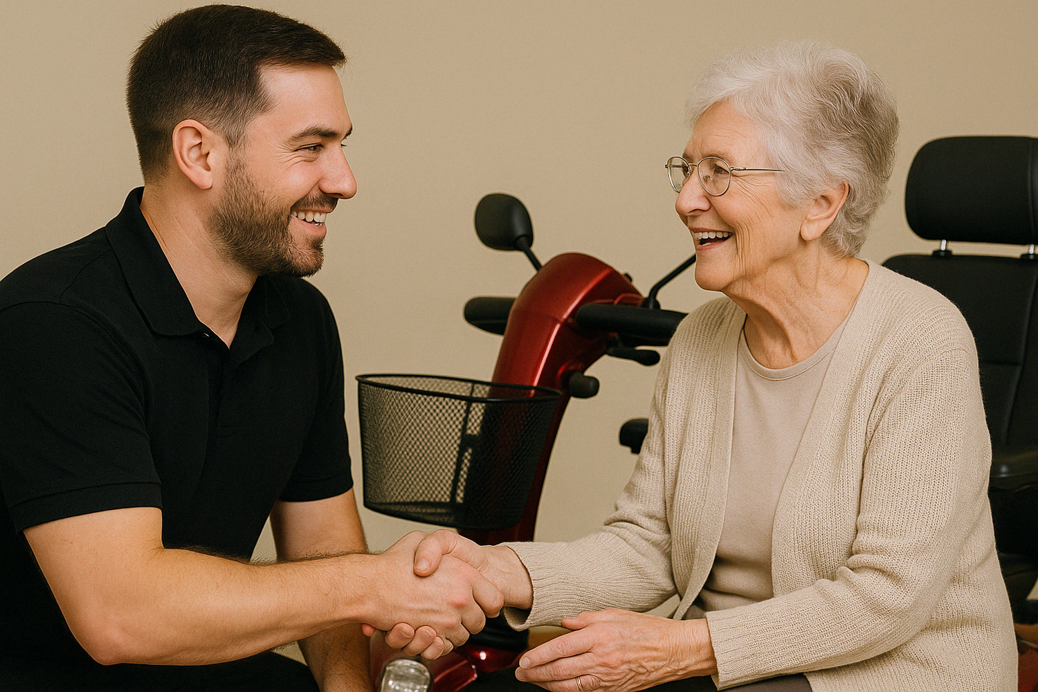 At home demonstration 