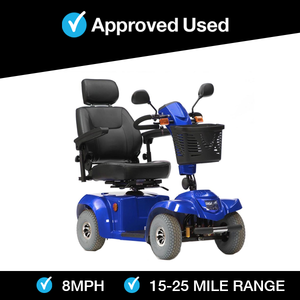 Drive Rapid 8 in Blue | Refurbished Mobility Scooter Skelmersdale