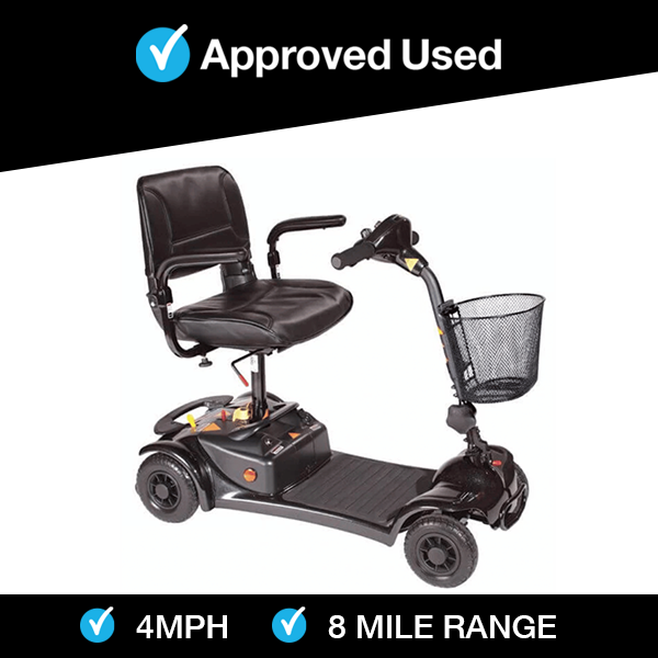 Electric Mobility Ultralite 480 in Grey | Refurbished Mobility Scooter Derby