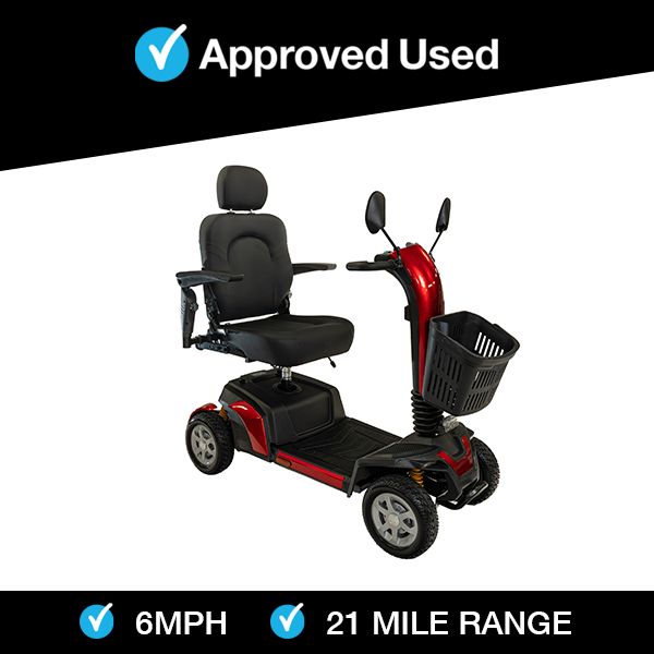 Excel Move in Red | Refurbished Mobility Scooter Stockport