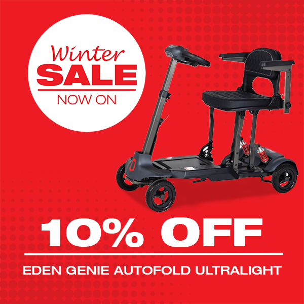 The Eden Genie Autofold Ultralight Mobility Scooter