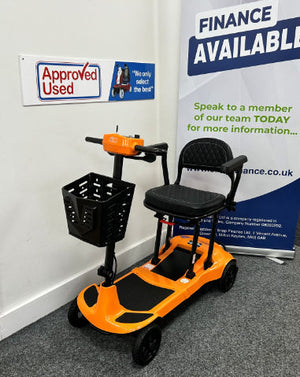 Genie Ultralight angle front view (Orange) - Eden Mobility