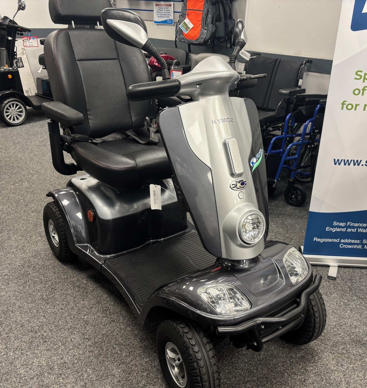 Kymco Maxi XLS Grey - Eden Mobility
