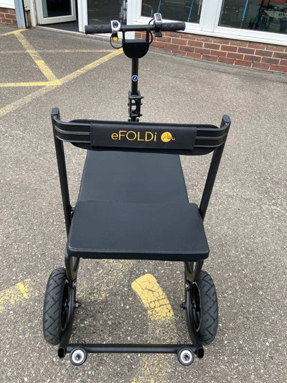 Back Of eFoldi Lite Mobility Scooter 