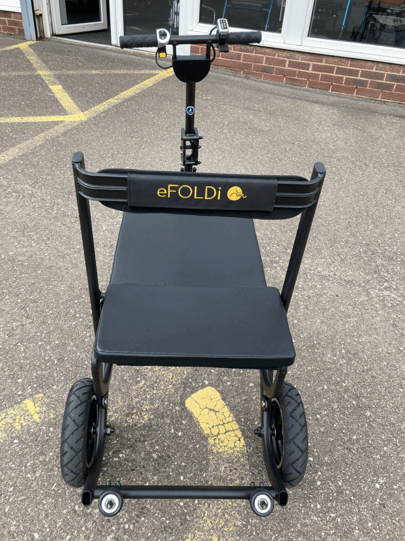 Back Of eFoldi Lite Mobility Scooter 