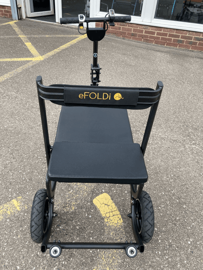 Back Of eFoldi Lite Mobility Scooter 