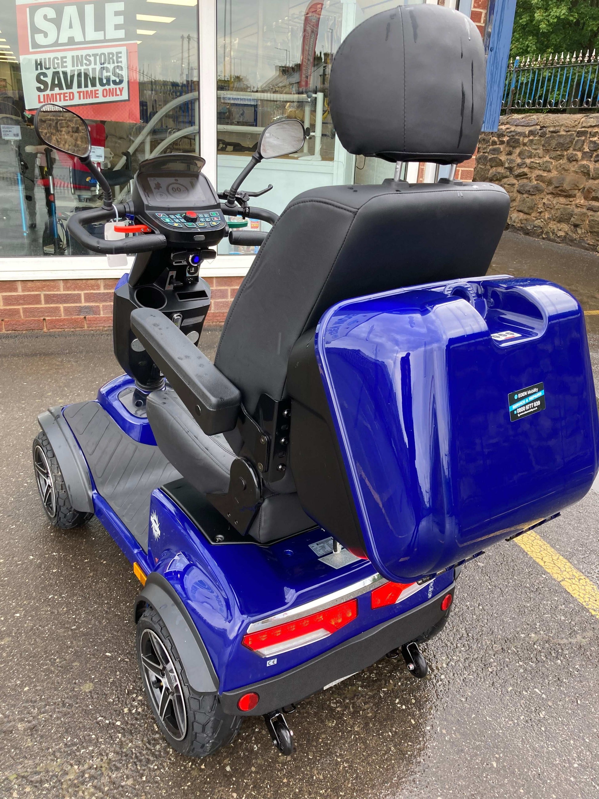 
Scooterpac Ignite Blue Mobility Scooter