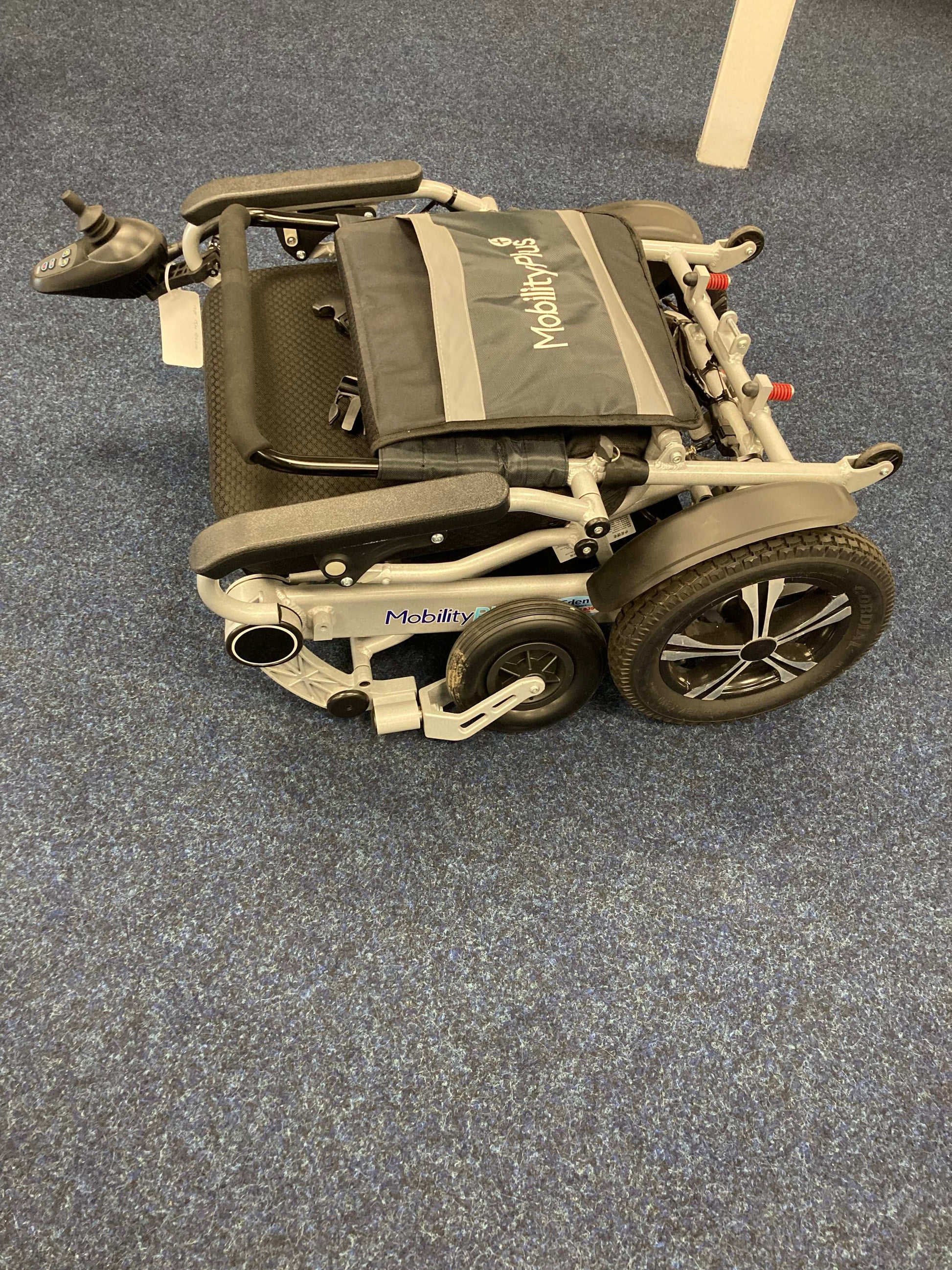 Mobility Plus Silver Scooter Folded
