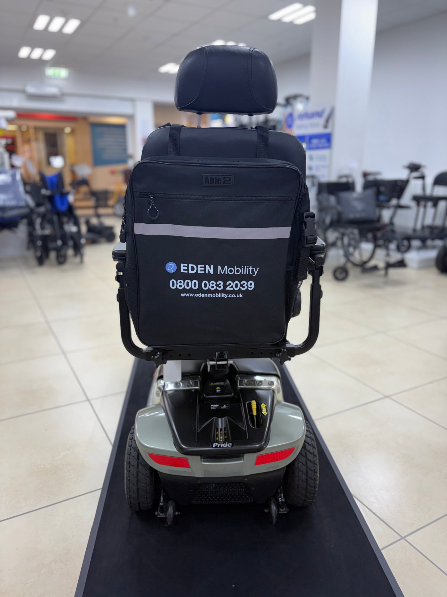 Rear View Reconditioned Green Scooter St Helens (Pride)