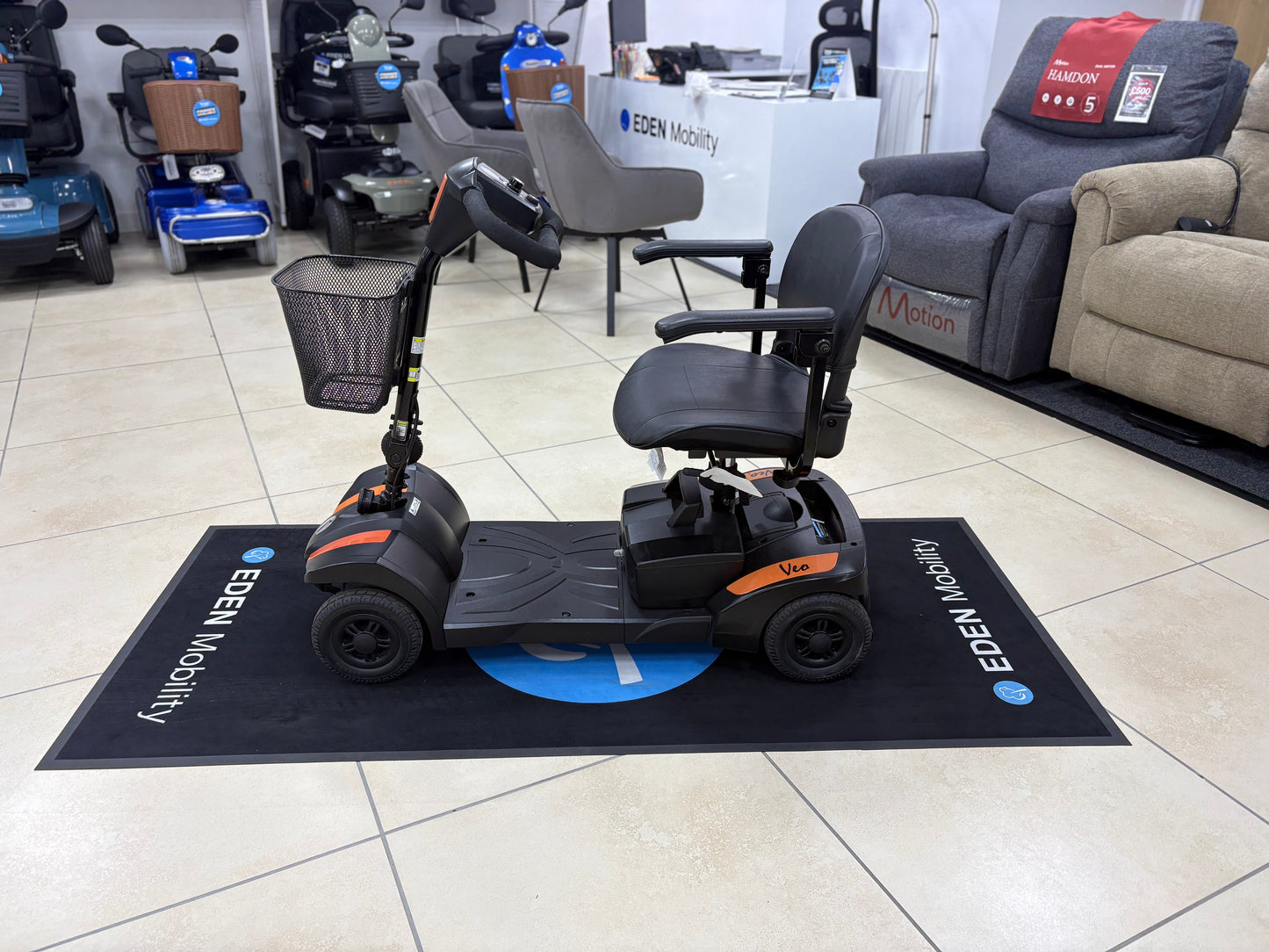 Rascal Veo Sport in Orange | Refurbished Scooter St Helens