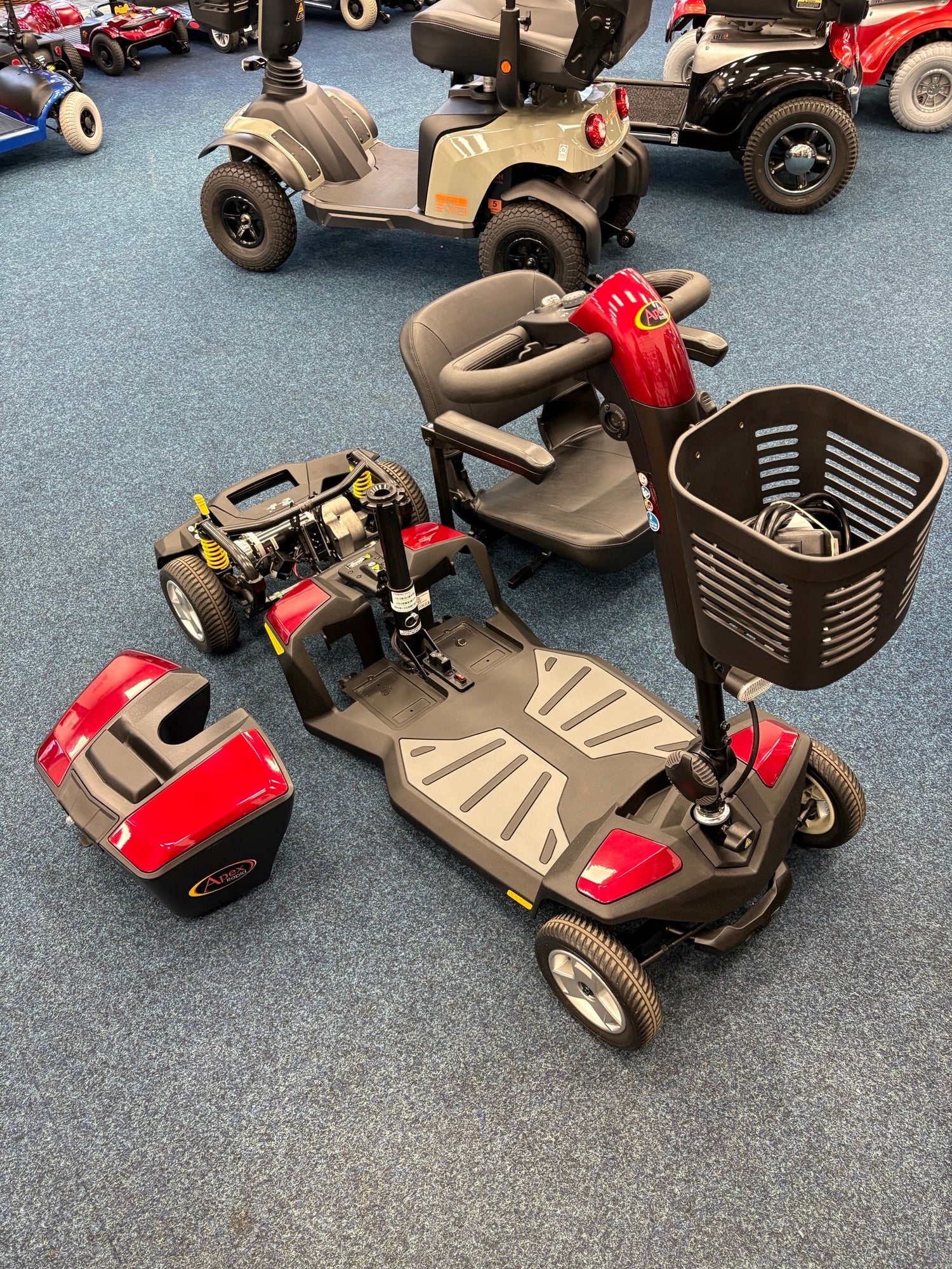 Pride Apex Rapid - Red | Sheffield - Eden Mobility