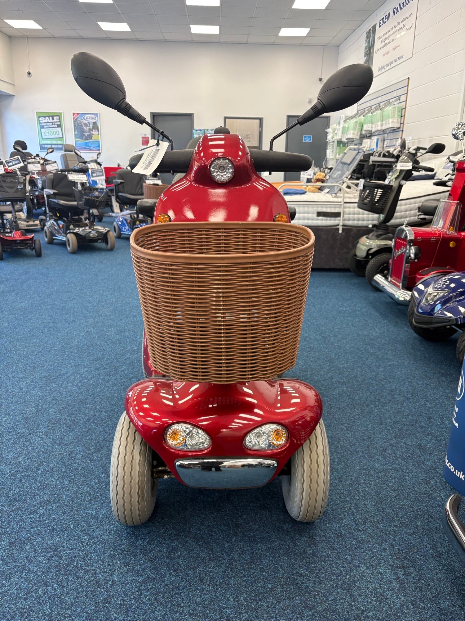 Roma Cadiz in Red | Refurbished Mobility Scooter Sheffield
