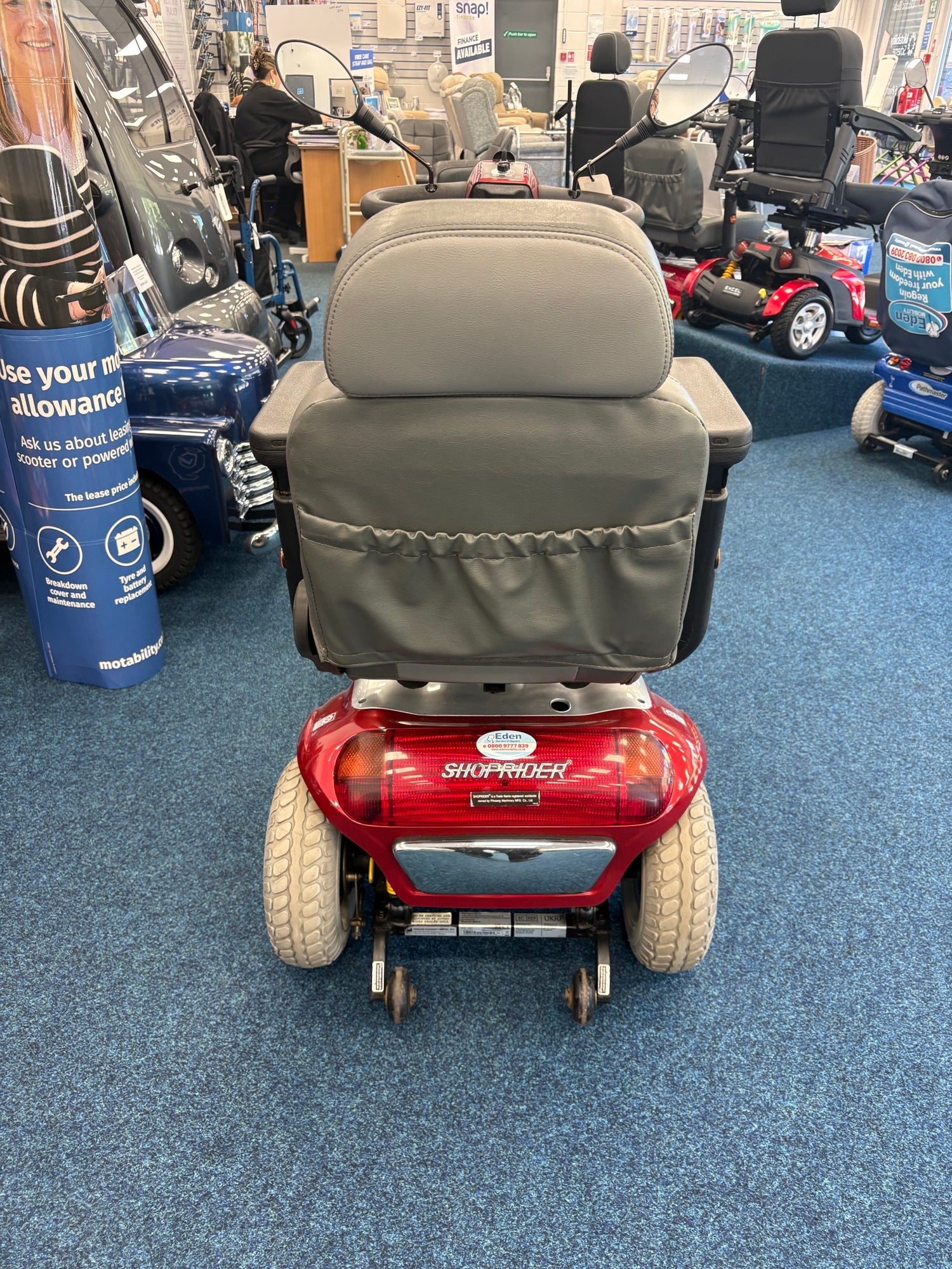 Roma Cadiz in Red | Refurbished Mobility Scooter Sheffield