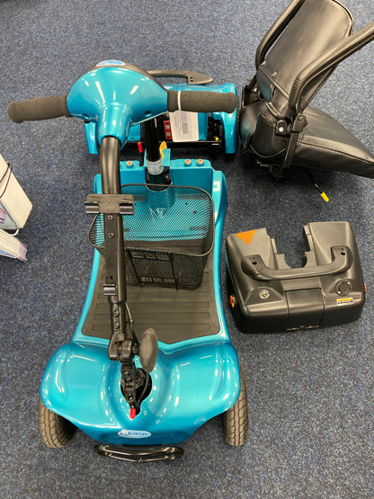 ELEC MOB ULTRA LITE 480 TEAL 4WHLS 4MPH (BOOT) - Eden Mobility