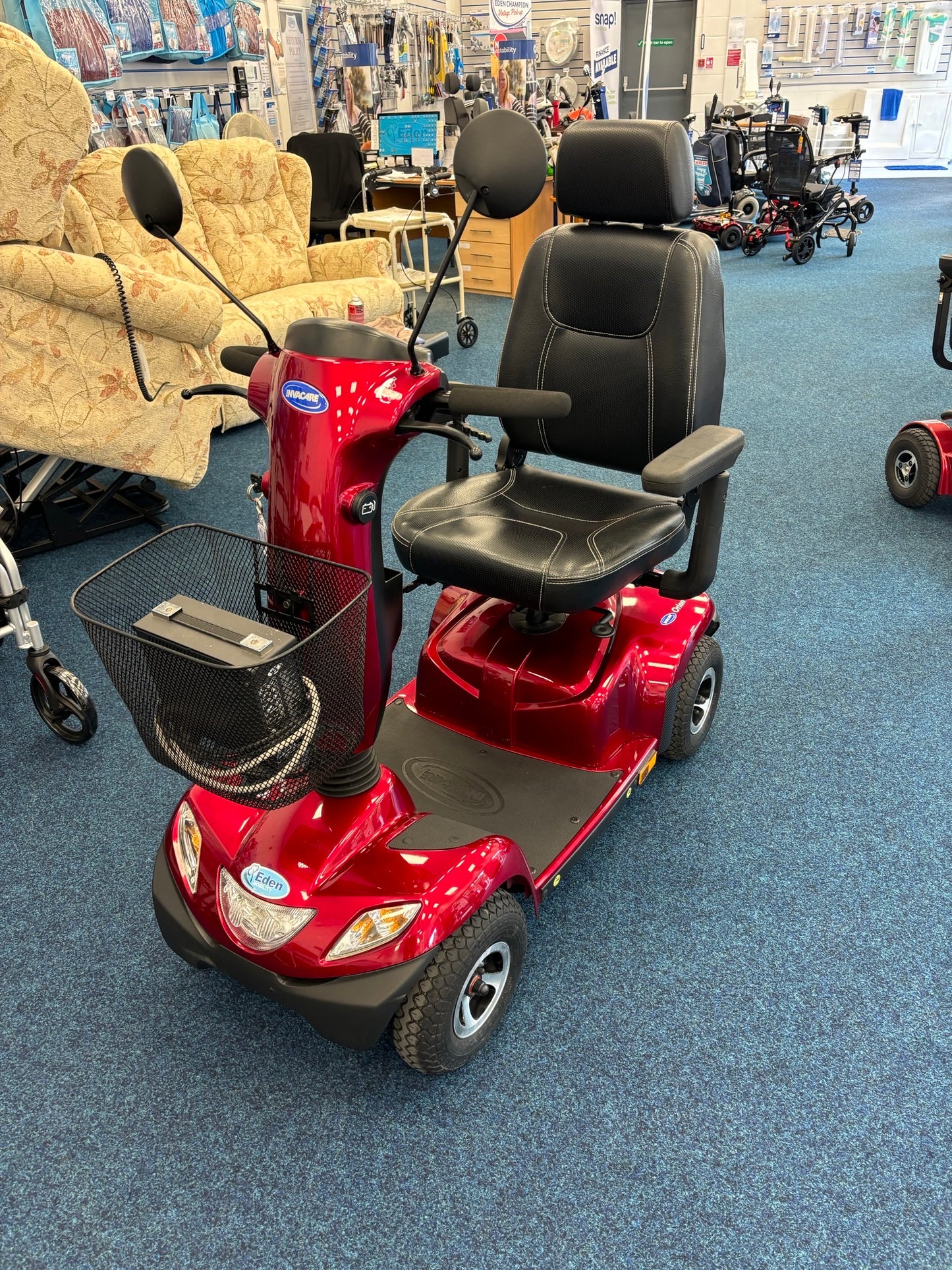 INVACARE ORION RED - Eden Mobility