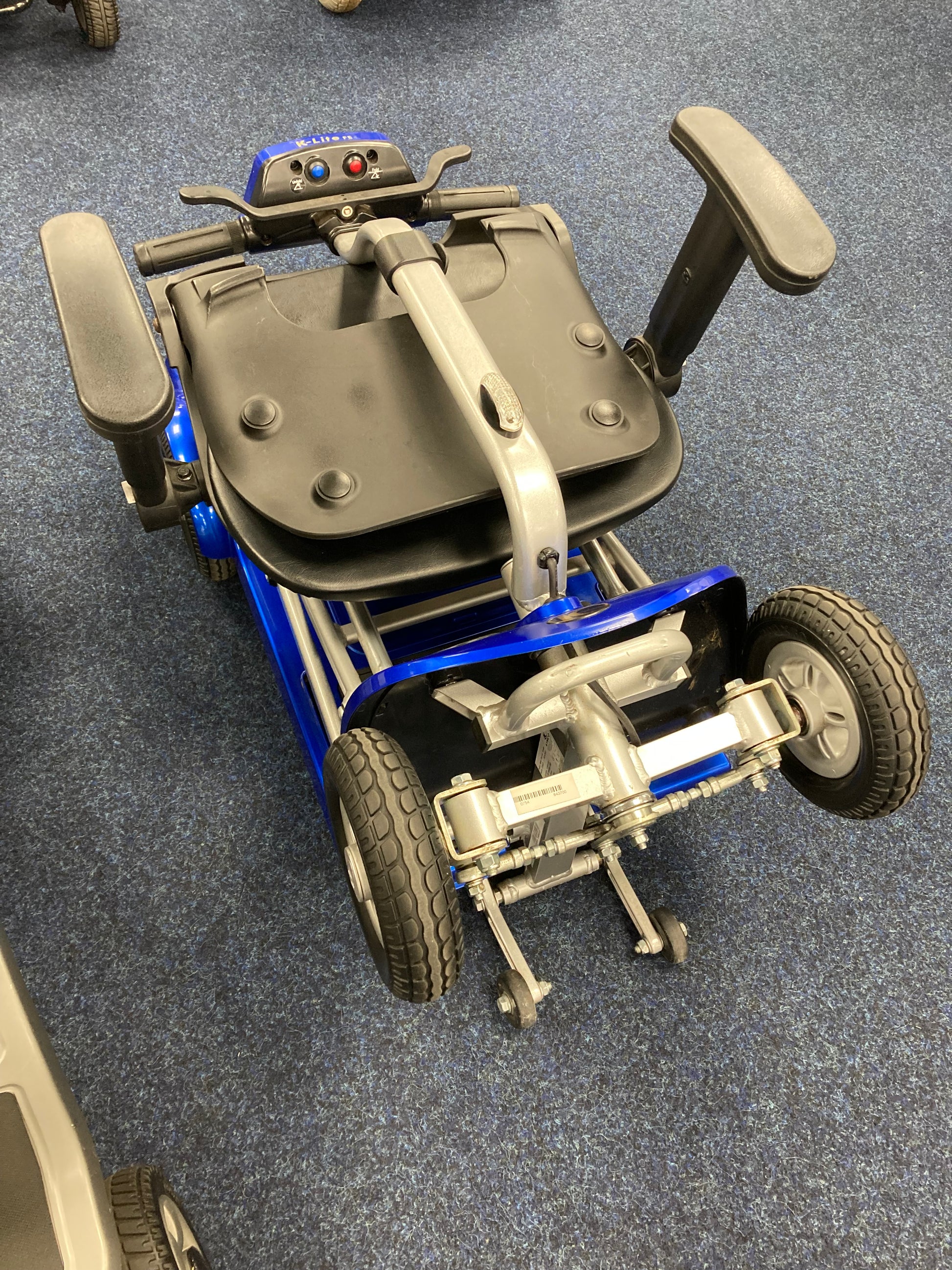 Kymco k-lite Folded view (Blue) - Eden Mobility