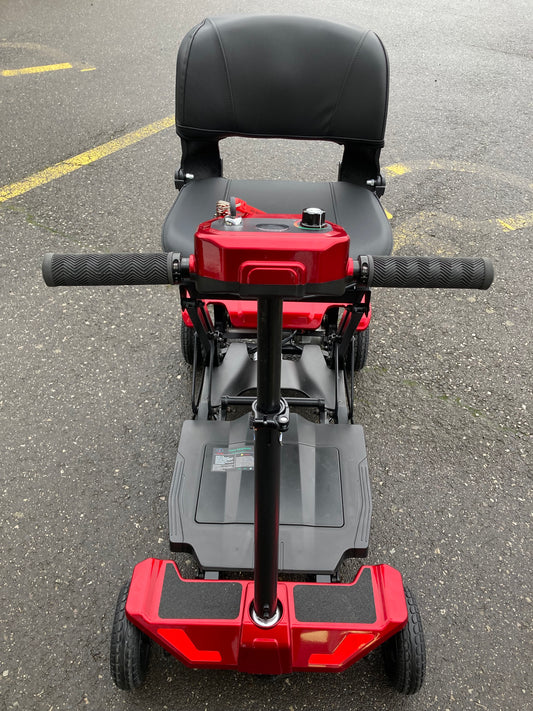 I glide autofold front view (Red) - Eden Mobility