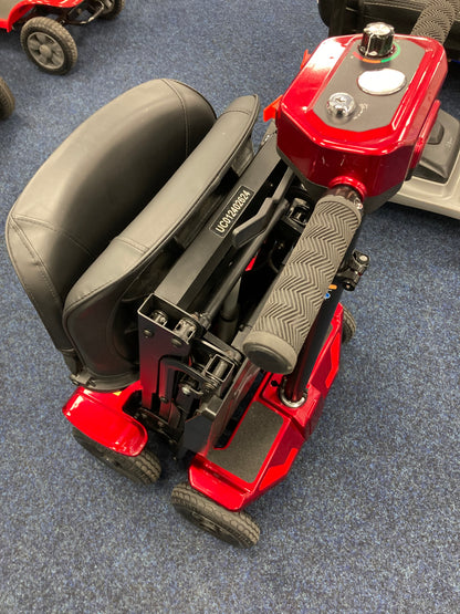 I glide autofold folded view (Red) - Eden Mobility