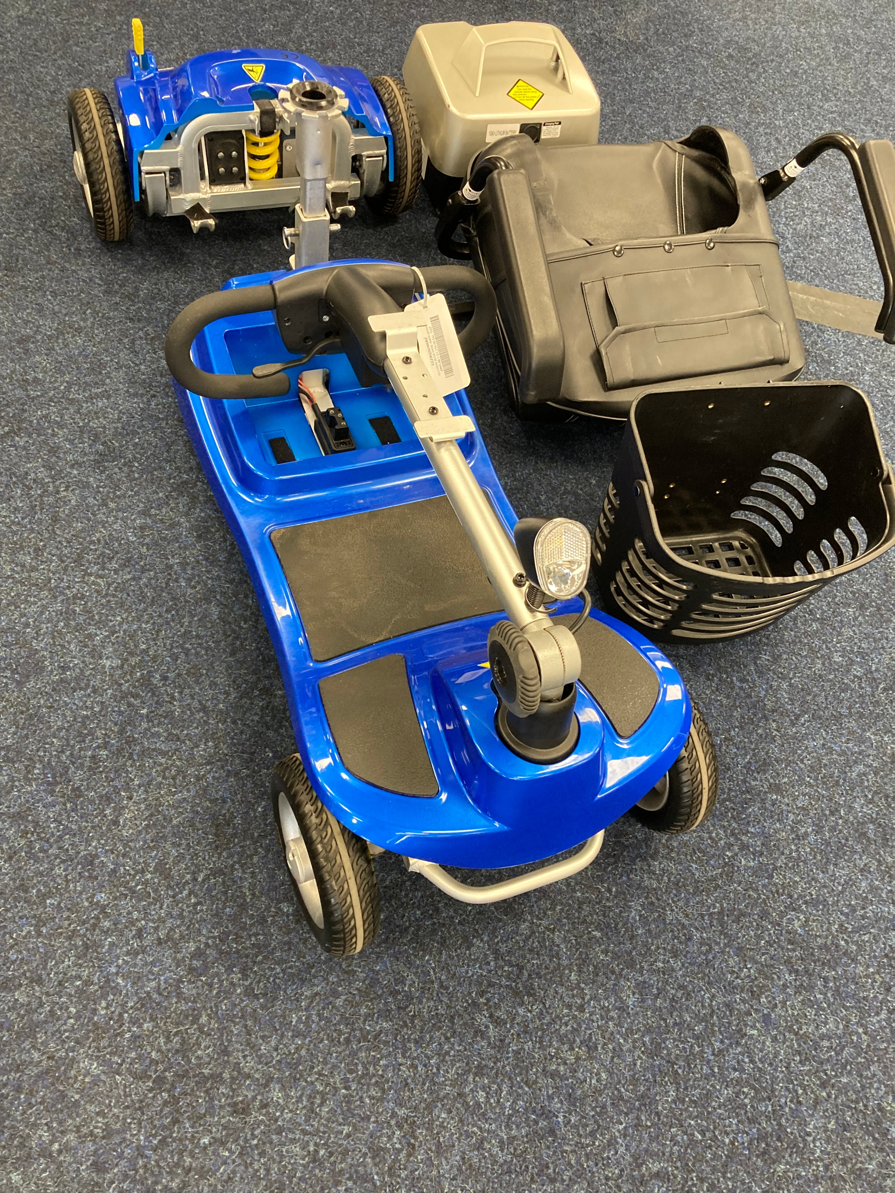 Illusion in Blue | Refurbished mobility scooter Barnsley