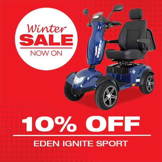 The Eden Ignite Sport - 8mph Luxury Mobility Scooter