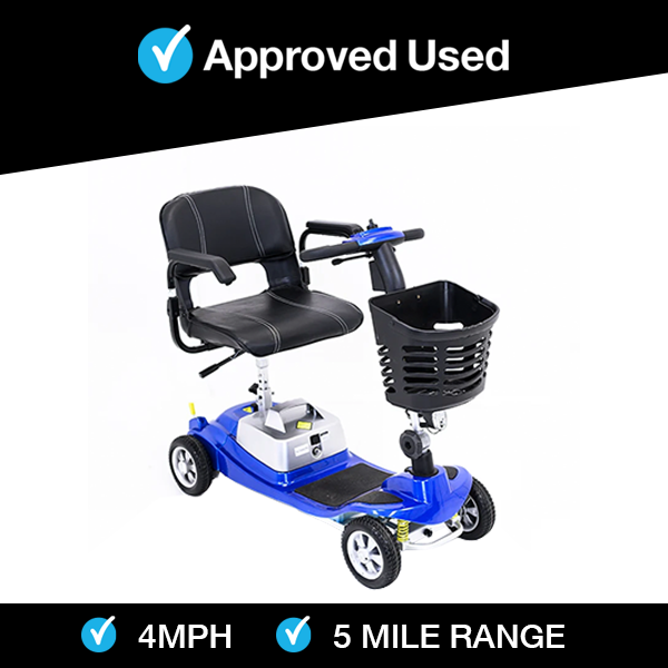 Illusion in Blue | Refurbished mobility scooter Barnsley