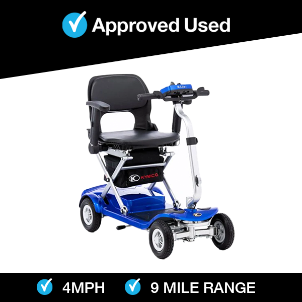 Kymco K Lite in Blue | Refurbished Mobility Scooter Ripley