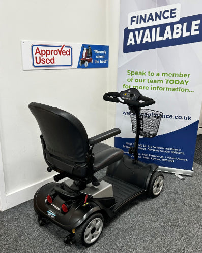 Kymco Comfort angle rear view (black) - Eden Mobility