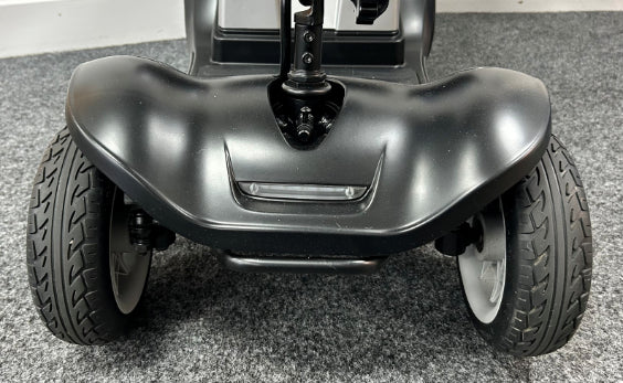 Kymco Comfort lower front view (black) - Eden Mobility