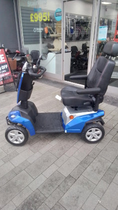 Kymco Maxer side view (Blue) - Eden Mobility