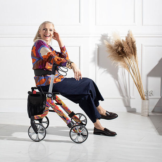 Space LX Art Line Rollator | Lightweight & Multiple Colour Options