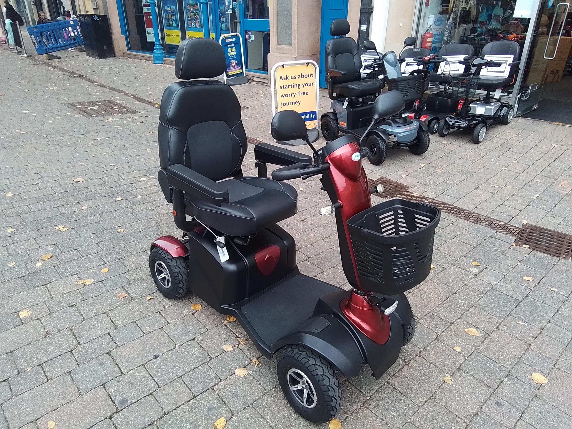 Excel Roadster DX8 - Red | Mansfield - Eden Mobility