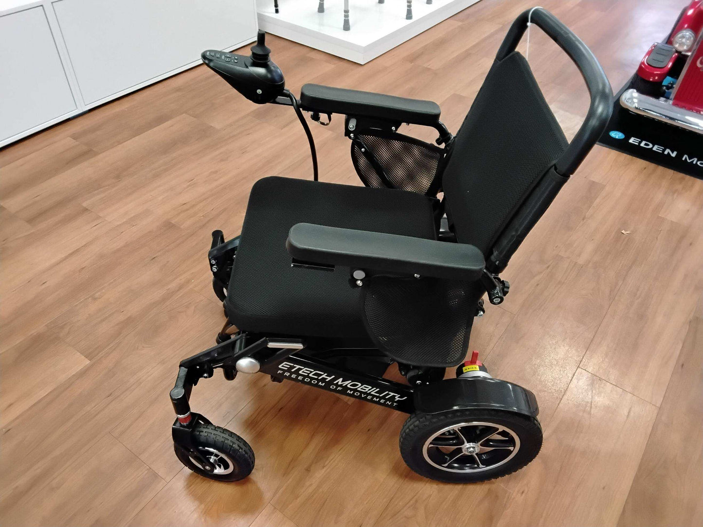 Folding Lightweight Powerchair - Black | Corby - Eden Mobility
