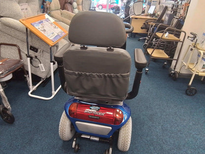 Back Of Roma Shoprider Cadiz Mobility Scooter In Blue