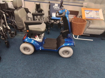 Blue Roma Shoprider Cadiz Mobility Scooter in Eden Mobility showrrom