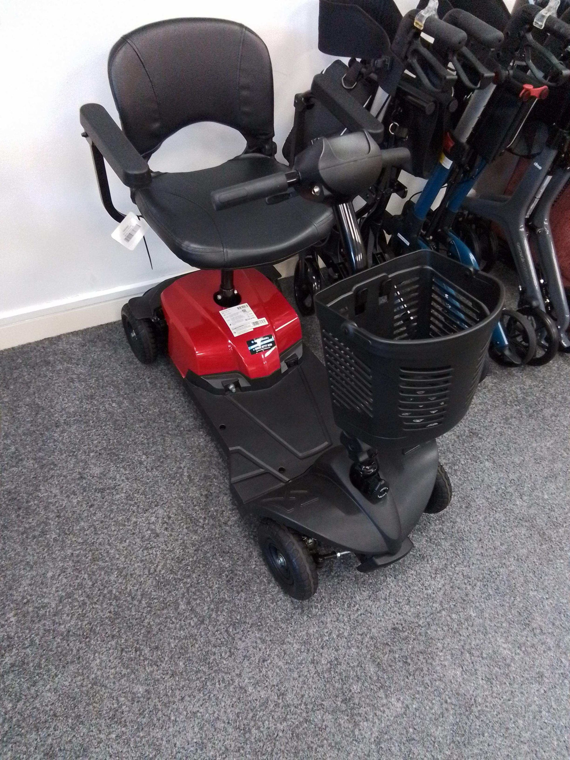 Drive Compact Lite Mobility Scooter In Red